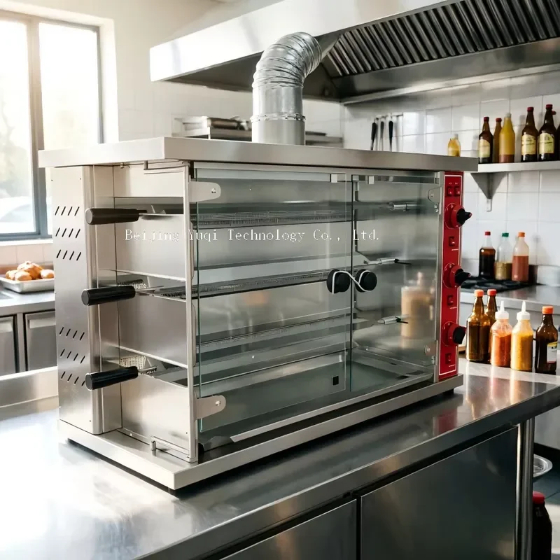 for Factory Commercial Charcoal Chicken Grill Stainless Steel Grill Machine