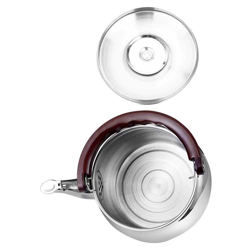 

1 75L Stainless Steel Whistling Kettle Outdoor Camping Small Water Teapot Anti Scalding H Stovetop Compatible Gas Flames