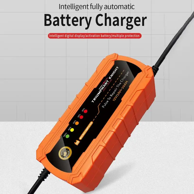 Smart Car Battery Charger Pulse Charger Smart Charger Lead Acid Battery Charger Automatic Battery Maintainer Auto Battery