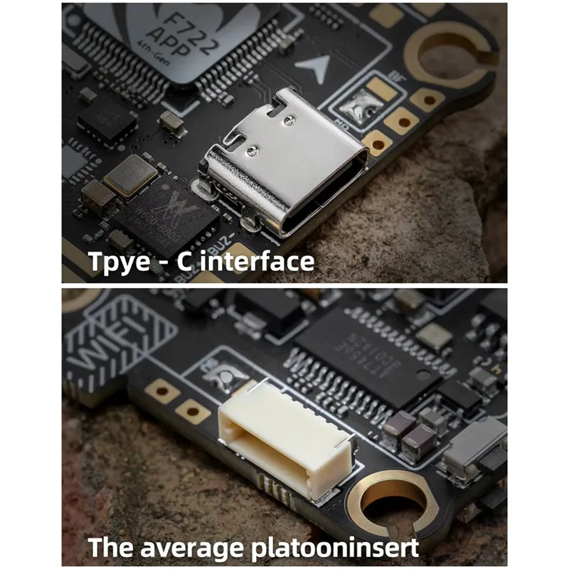 Durable-F722 MK4 APP FC&ESC Stack F722 MK4 APP Flight Controller F65A 128K Blheli32 ESC 3-6S Configure WIFI For RC FPV Drone