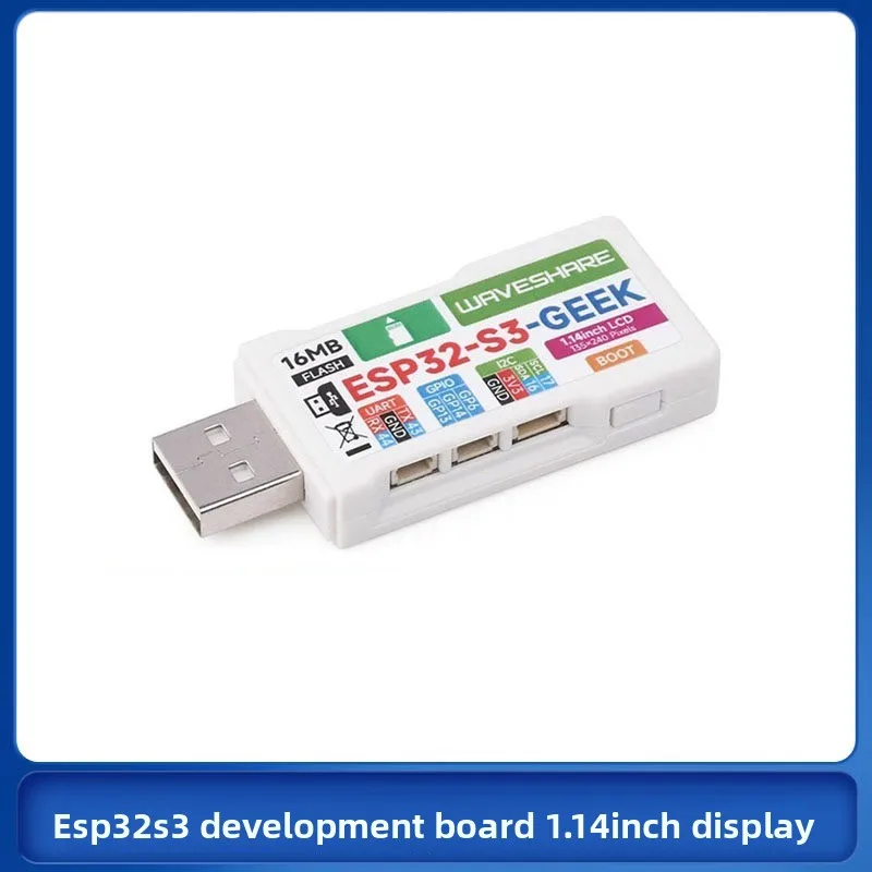 

ESP32 S3 Geek Development Board 1.14inch LCD Display Screen UART Interface Onboard USB Wifi/Bluetooth