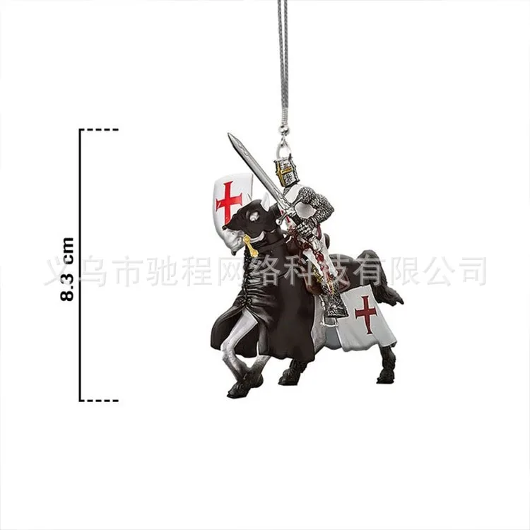 keychain knight Infidel Nation Proud Enemy of Islam Knight Templar Pendant Key Chain Classic Men Women Key Rings