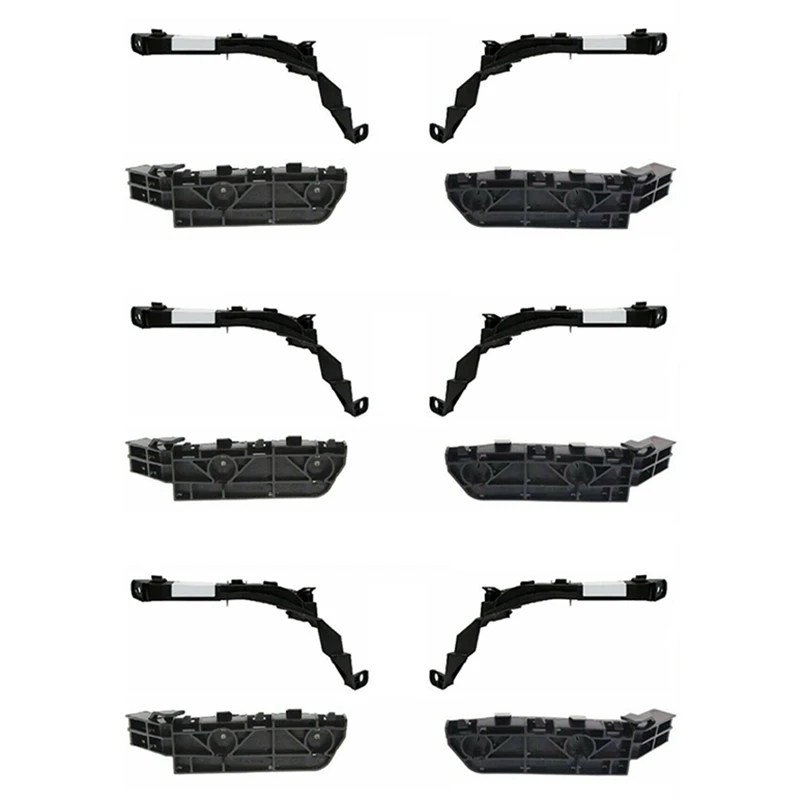 12 Pieces Efront Headlights And Bumper Brackets Set For 2007-2011 Honda Crv