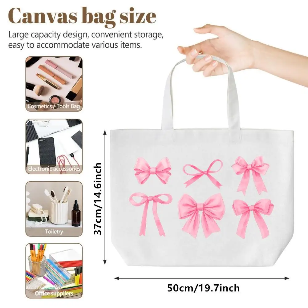 حقيبة حمل القوس Y2K. هدية حفلة عصرية للتسوق والمدرسة والنزهات. أكياس حفاضات للأم الجديدة وهدية عيد الميلاد #3