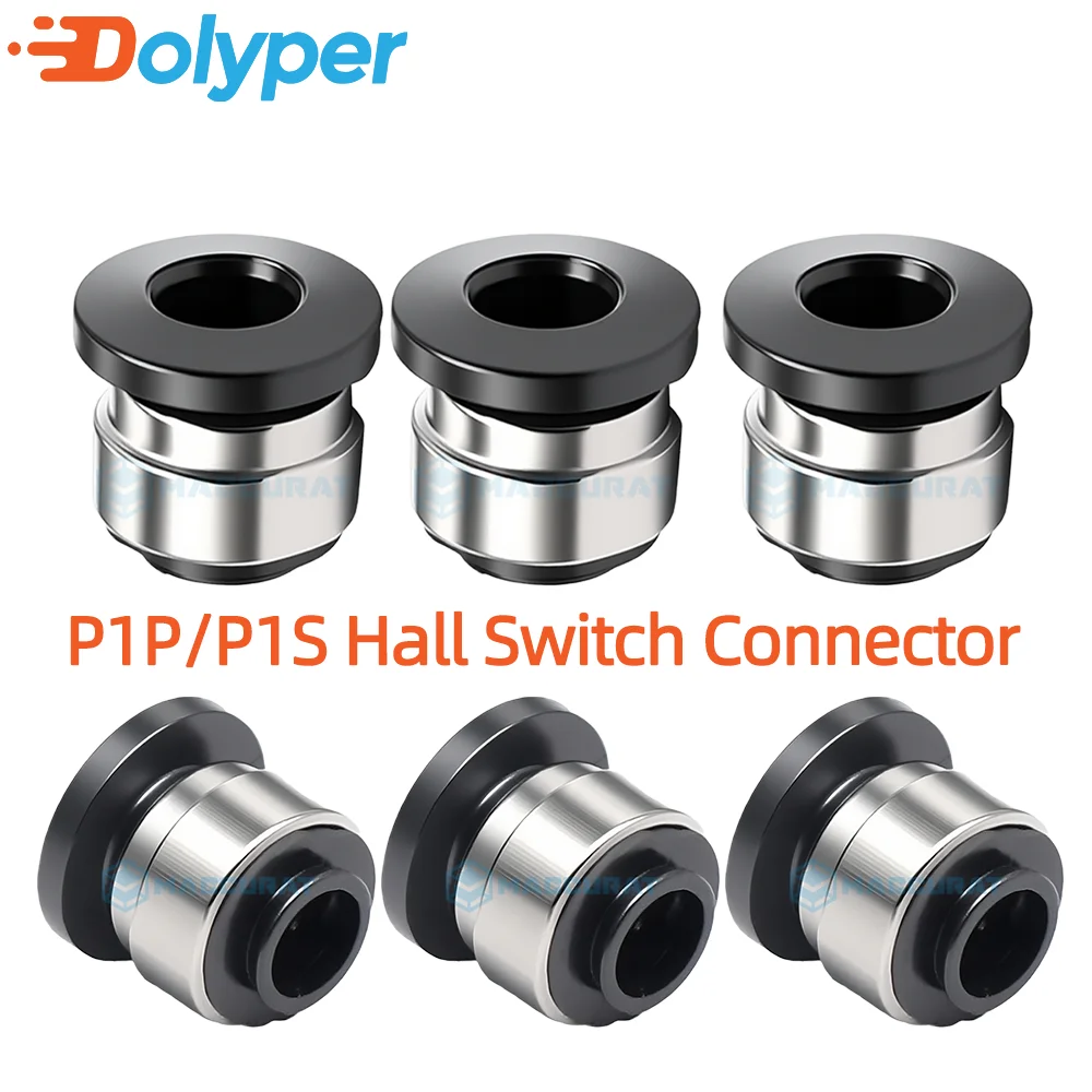 10/20/50pcs for Bambu Lab 3D Printer Hall Switch Connector P1s/P1P/X1c/X1/X1E PTFE Tube 3D Printer Connector PTFE Tube 4mm