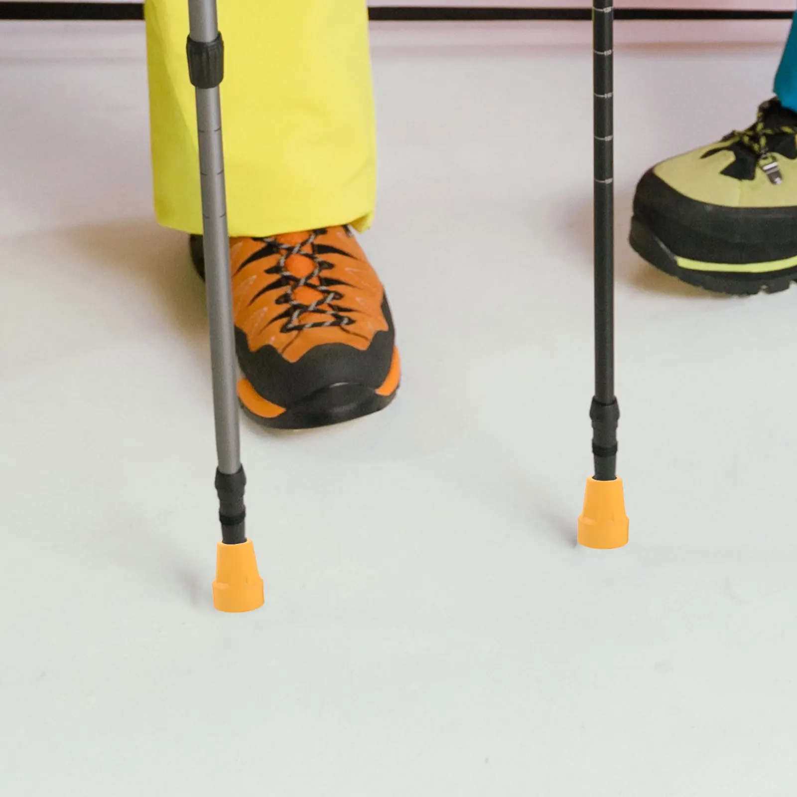 

4Pcs Non-Slip Crutch Pads Wear-Resistant Walking Pole Tips Safety Cane Foot Protectors for Elderly Hiking Trekking Accessories