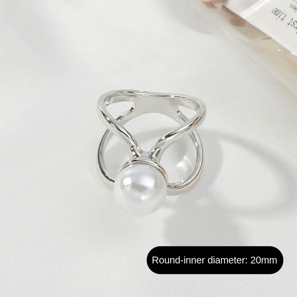 

New Alloy Scarf Buckle Crystal DIY Shawl Ring Clip Multifunctional Knotting Artifact Brooches Jewelry Accessories