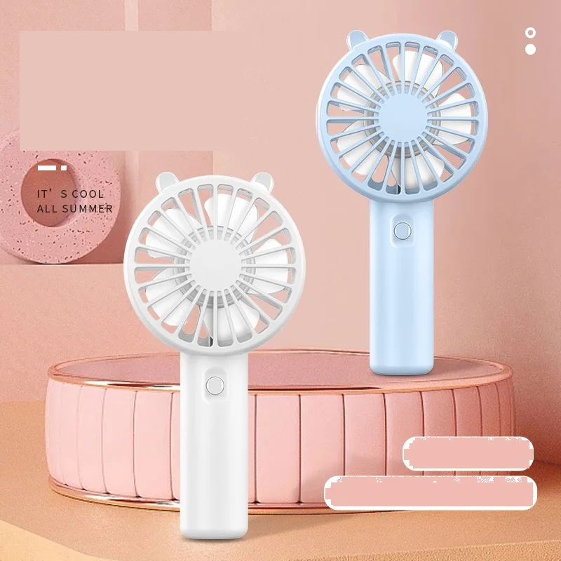 

Portable Handheld Fan Small Cooling Fan USB Rechargeable Eyelash Eyelash Mute Cooler Handheld Fan Mini USB Rechargeable Desk