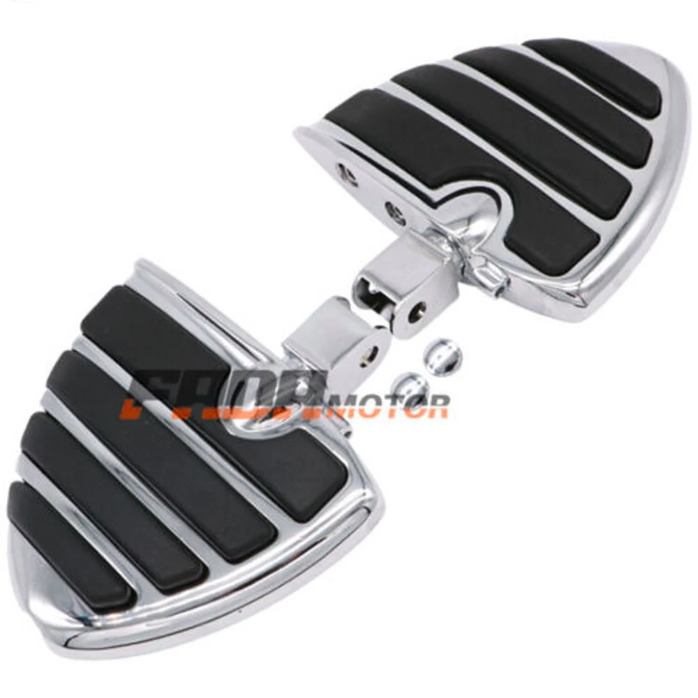 Front Foot Pegs Footrest for Honda VTX 1800CF 1300C 02-09 Shadow VT1100 Sabre Spirit 99-07 ACE Aero VT750 00-15 (099)