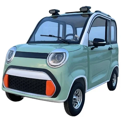 Small car electric affordable four-wheeled electric vehicle, 2-door 4-seater electric mini car,