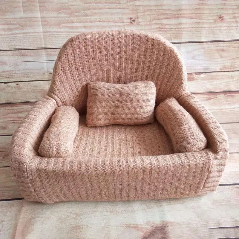 L5YF 4 قطعة/المجموعة/المجموعة الوليد التصوير الدعائم الطفل الانتحال أريكة وسادة الرضع صور اطلاق النار كرسي الديكور Fotografia #4