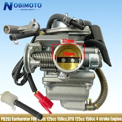 26mm Motorcycle PD26J Carburetor Choke With Electric Choke For Honda GY6 125cc 150cc Scooter ATV 4 Stroke Accessories Motocross