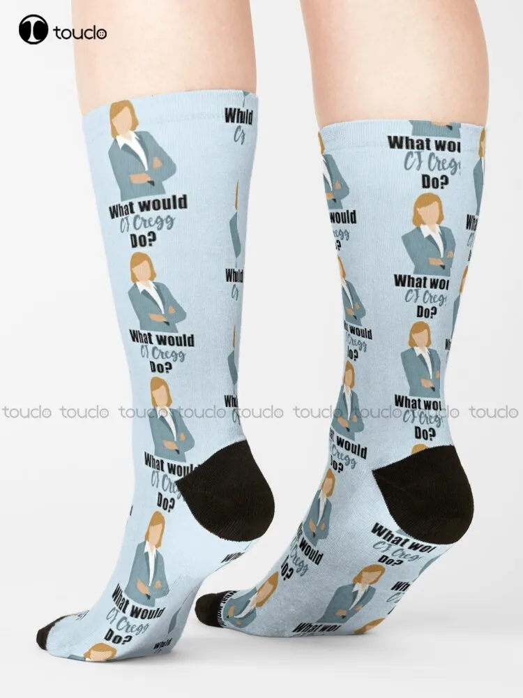 What Would Cj Cregg Do? Socks Thin Socks Women Unisex Adult Teen Youth Socks 360° Digital Print Harajuku Streetwear Gift Retro