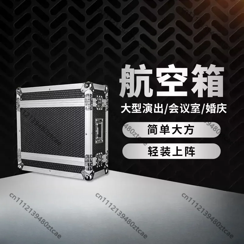 New 4U Handheld Flight Case with Cable Groove & Opening Door, Suitable for Video Processor