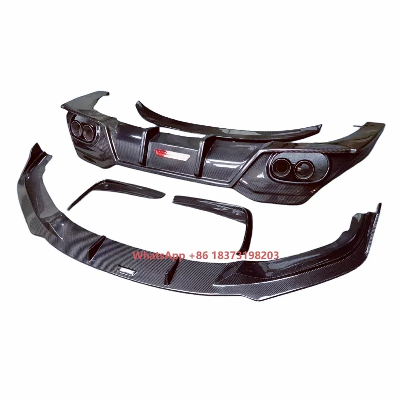 Carbon Fiber TD Style Sports Car Body Kit Suitable for 8 Series G14 G15 G16 Bumper Front and Rear Lip Spoiler Split Diffuse