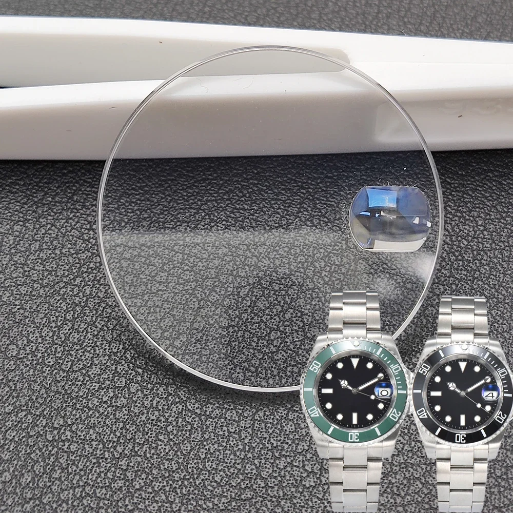 30.5mm/2.5mm Round Watch Mirror Sapphire Glass Watch Flat/Magnifying Glass Lens Replacement Accessory Part Gasket Repair Tools