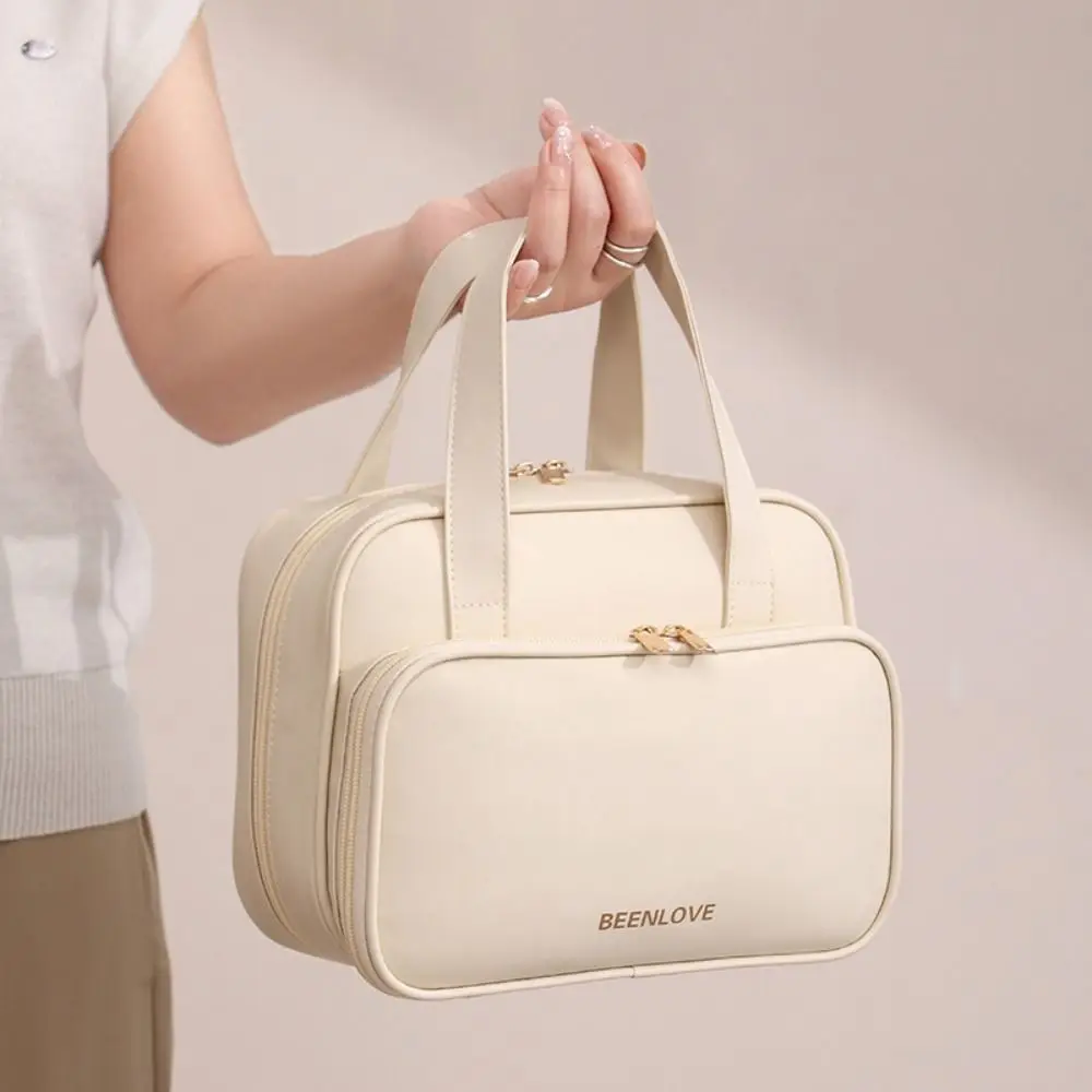 

Large Capacity Cosmetic Storage Bags Waterproof Dustproof Travel Makeup Handbag Multi-Functional with Handle Women's Wash Bags
