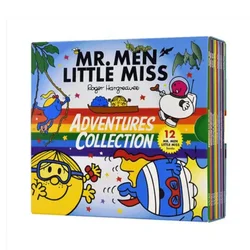 Bay. Men & Little Miss maceraları koleksiyonu 12 kitap kutu seti Roger Hargreaves tarafından