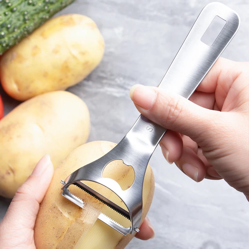 

304 stainless steel peeler, scraper, kitchen special potatoes, fruits and vegetables, pumpkin, loofah planer, leather knife