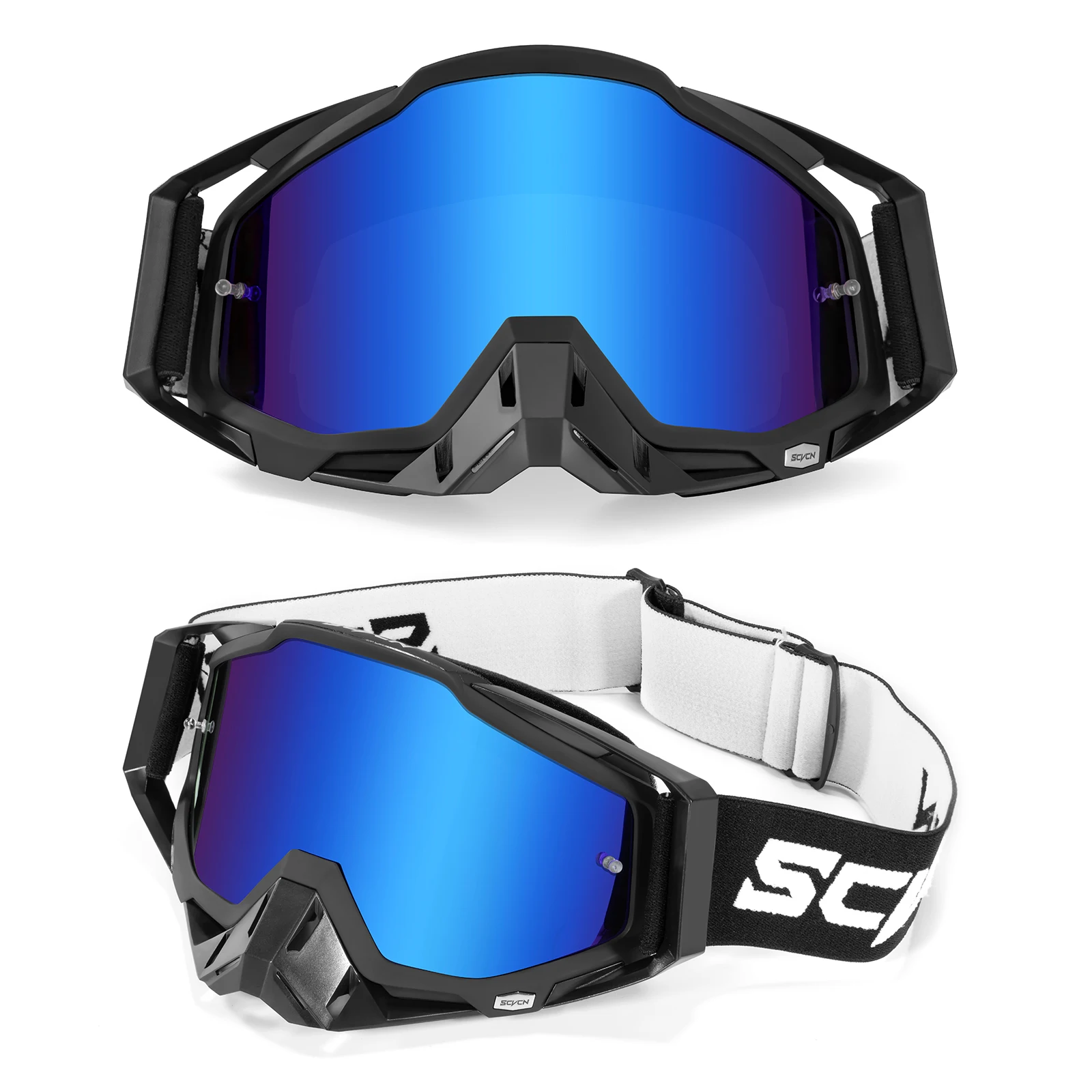 SCVCN Occhiali da guida per moto Occhiali da motocross da montagna Occhiali da motocross Uomo Donna Occhiali da sole sportivi all'aria aperta alla moda