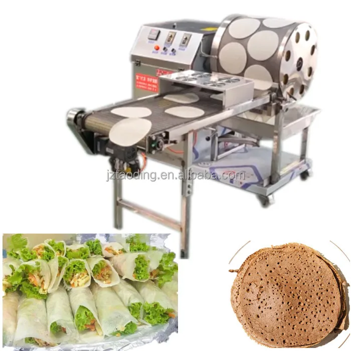 Vietnam Lumpia Rolling Machine Spring Roll Wrapper Maker Kitchen Accessories Lumpia Making Machine Maker