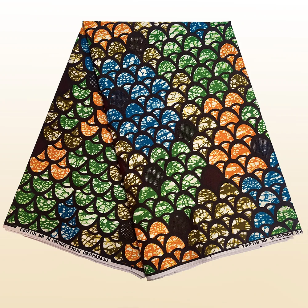 

6 Yards Ankara Wax Fabric 2025 High Quality African Wax Print Fabric African Guaranteed Veritable Real Wax