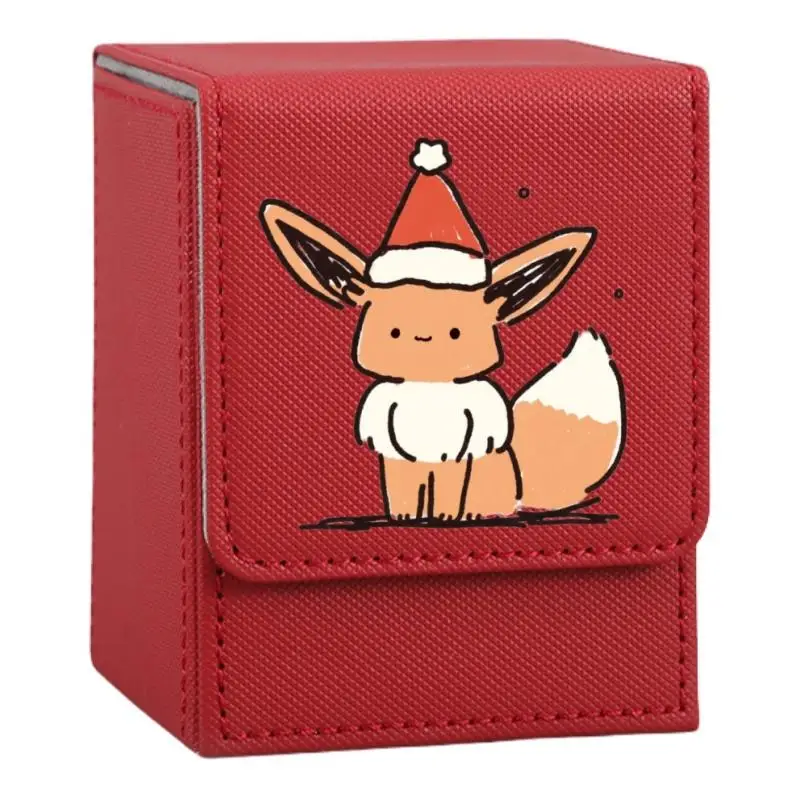 Anime Pokemon Cassa di Carta Gengar Squirtle Snorlax Charizard Eevee Natale Fai Da Te In Pelle Action Toy Figure Gioco Collezione Box