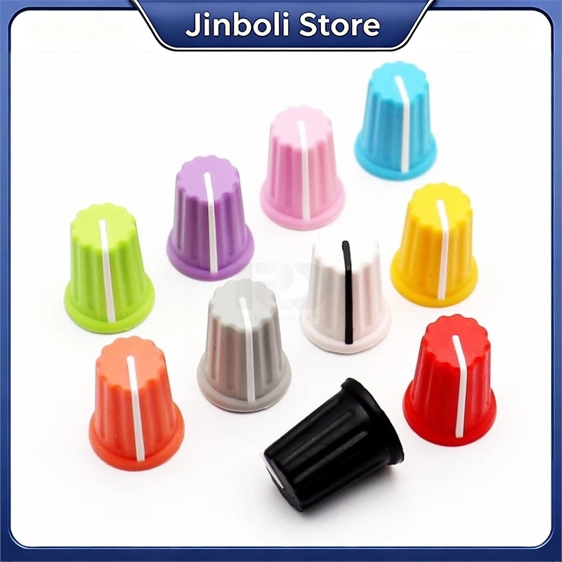 5PCS 16x19mm Colorful Soft Rubber EQ Knob Cap 6mm D Shaft Potentiometer Knob For DDJ-RX DDJ-SX DDJ-SX2 DDJ-SX3 DJ Controller