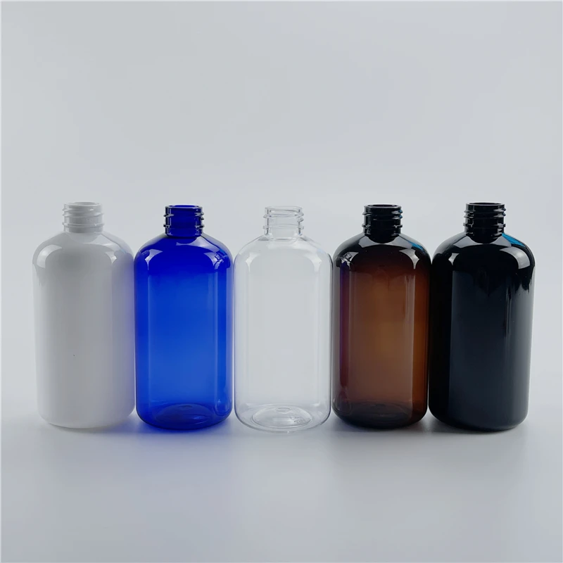 Botella vacía con pulverizador, embalaje cosmético, contenedor de maquillaje con bomba de pulverización de niebla, dispensador de tóner y Perfume, color blanco, negro y marrón, 250ML X 24