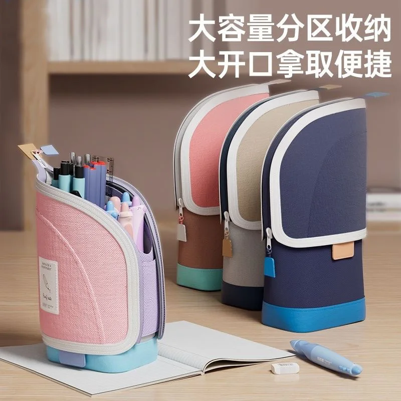 Large Capacity Pencil Case  Durable Pen Bag Travel School Stationery Organizer Premium Estuche Escolar Regalo