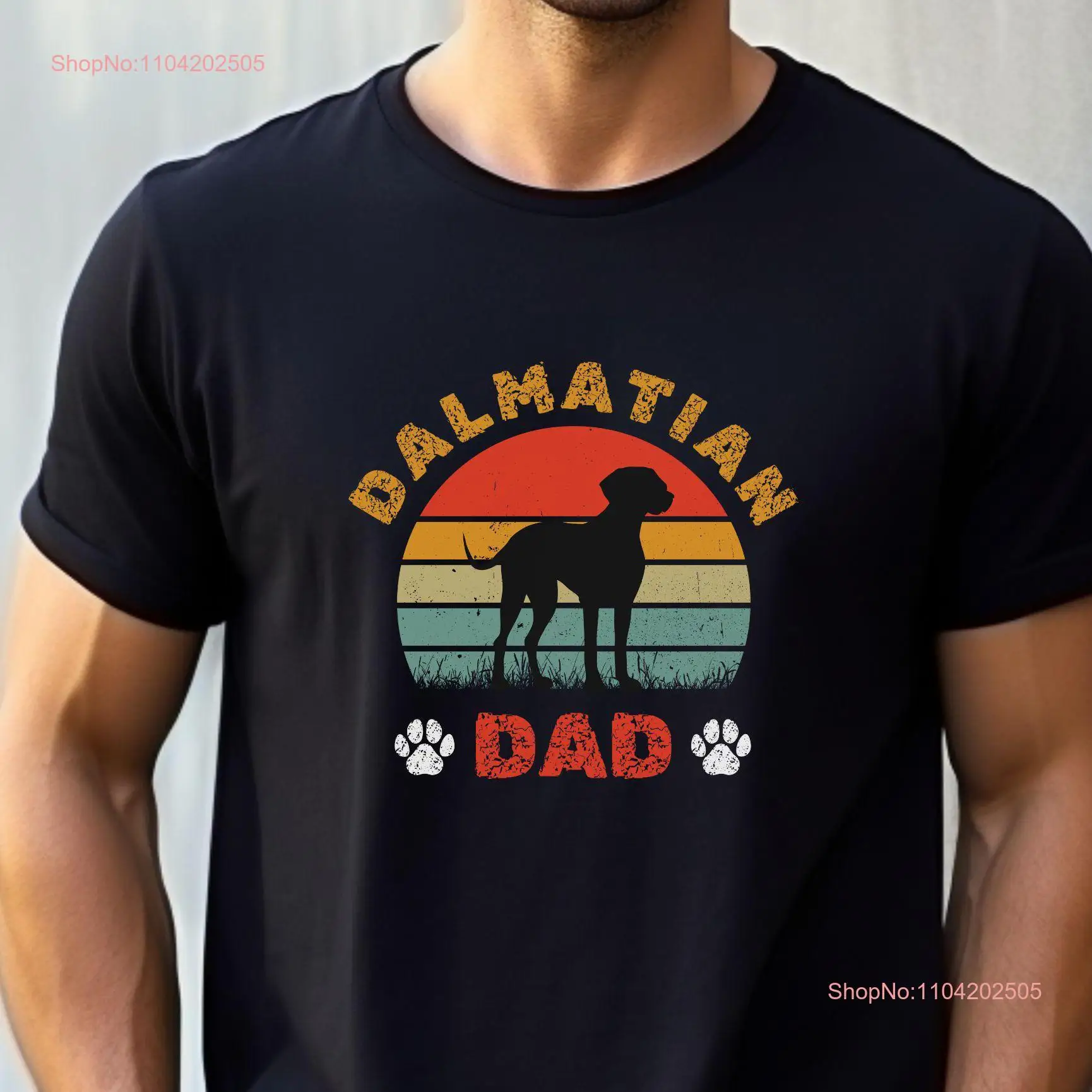 Dalmatian Dad T Shirt Dog Lover New Puppy s long or short sleeves