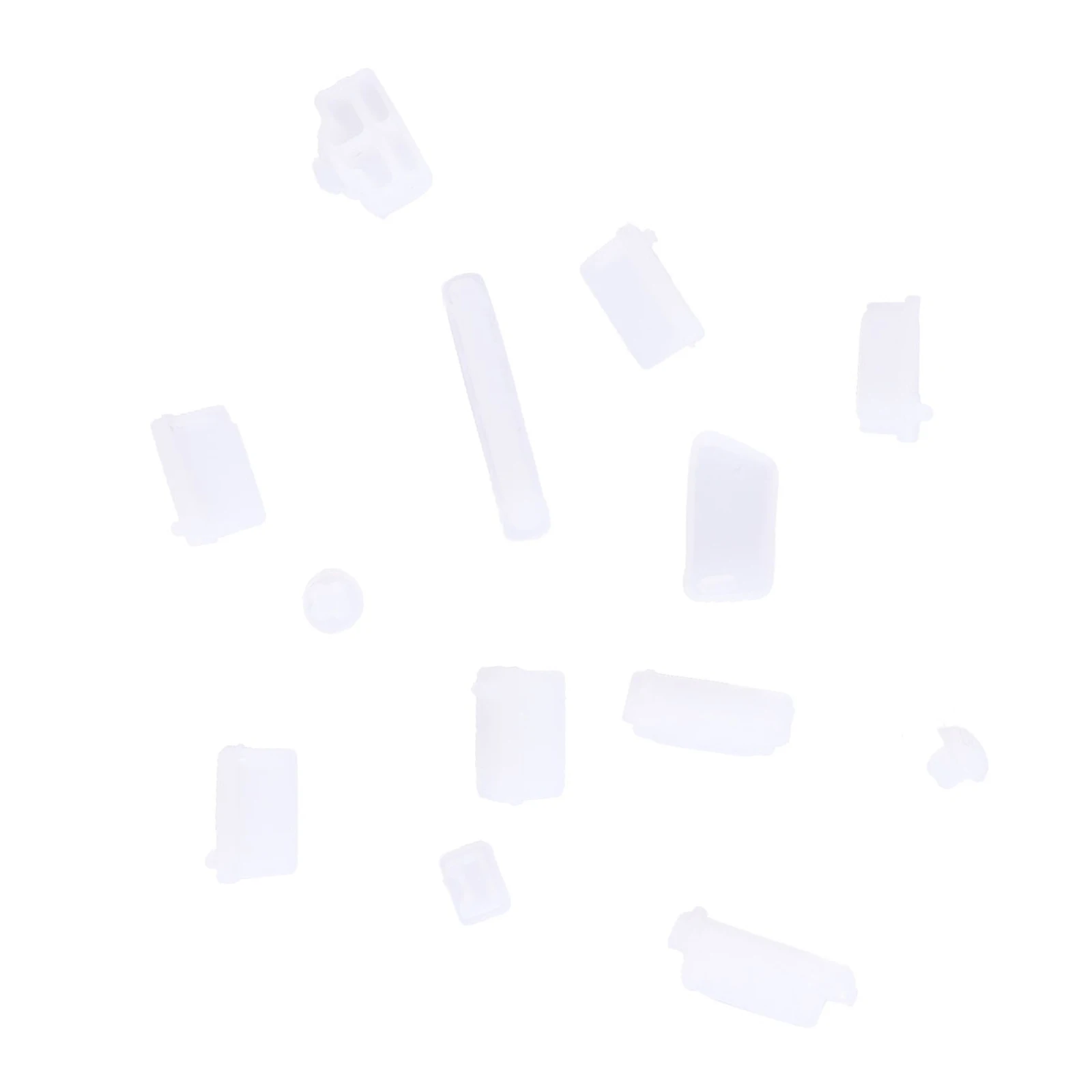 

13Pcs Laptop Dust Plug Silicone USB Port Protector Heat Resistant Moistureproof Multi-Color Cover for Power Bank