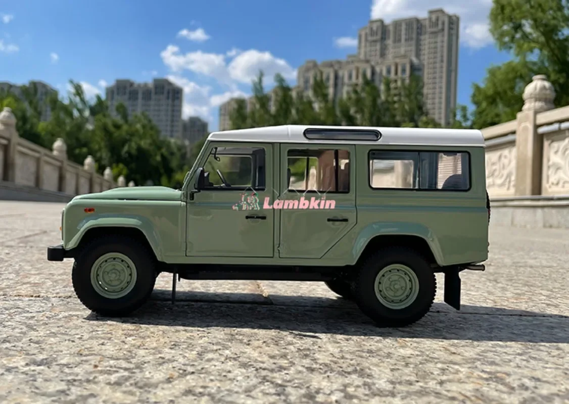 Simulação colecionáveis modelo de carro, dragão do século decoração, original Range Rover Defender 110, 1:18