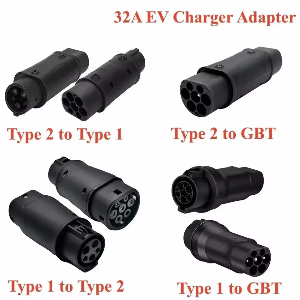 

Portable EV Charger Adapter Convertor Type 2 to Type 1 EV SAE J1772 to GBT EV Charger Connector for Type 2 to GBT Electric Car