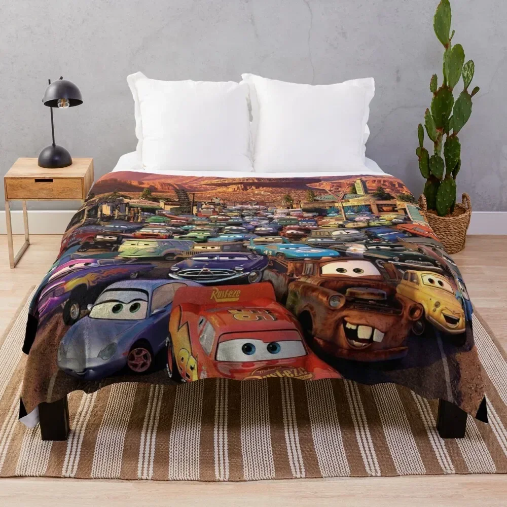 

Car Characters Throw Blanket for babies Flannel Fabric Blankets