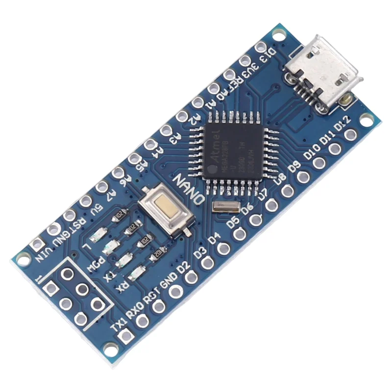 ABVO-10Pcs Nano 3.0 مع وحدة تحكم نانو متوافقة مع أداة تحميل التشغيل لسائق Arduino CH340 16Mhz ATMEGA328P