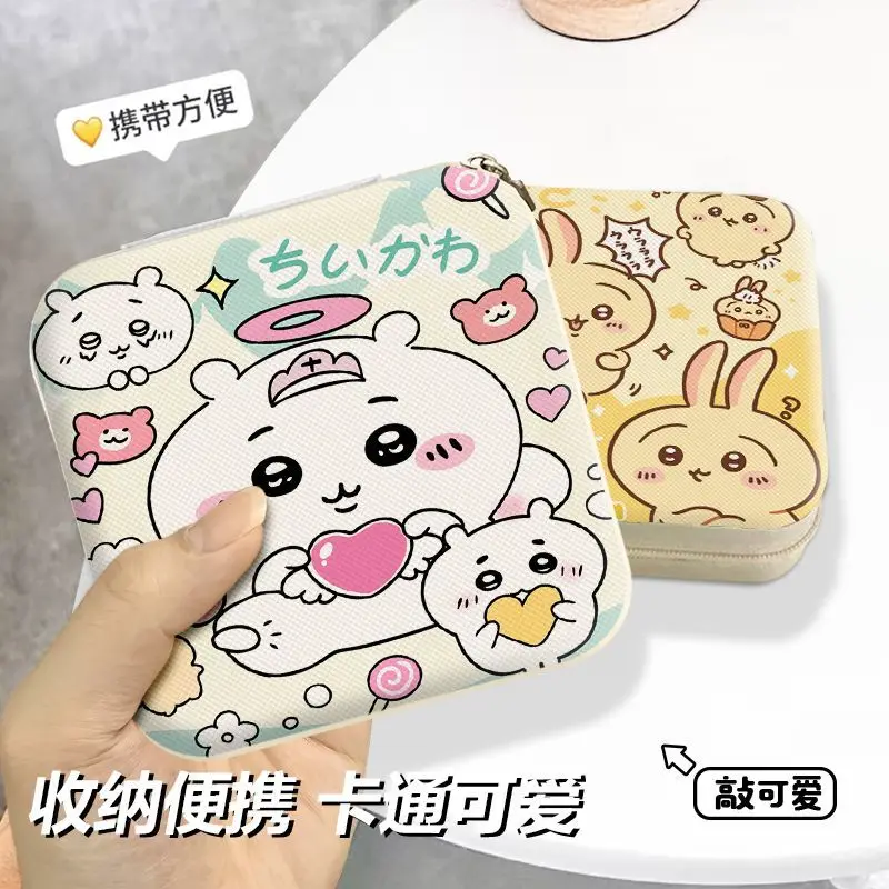 Jiyikawa Usachi Portable Earring Jewelry Box for Necklaces, Rings, Bracelets – Small and Mini Hand Accessories Storage Box view 6