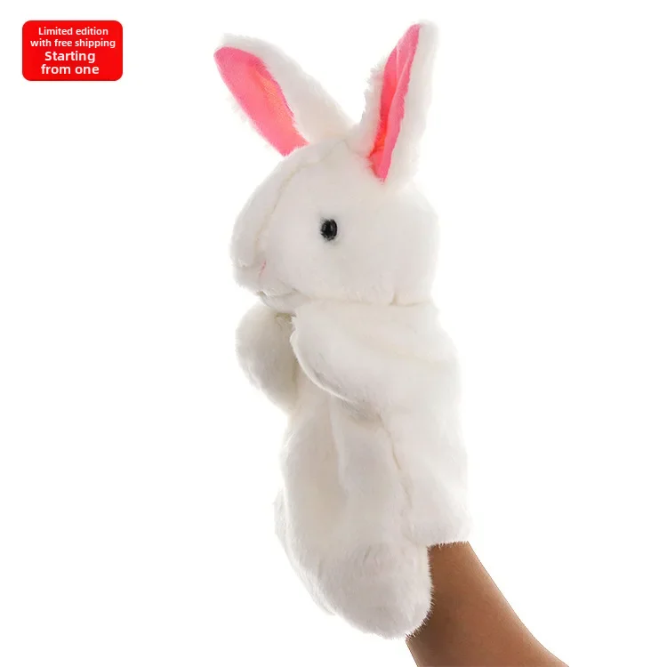 Wholesale stuffed Toy Hand Puppet Animal Rabbit Cross-border Hot Sale Distribution Dropshipping Pete Doll Rag Doll