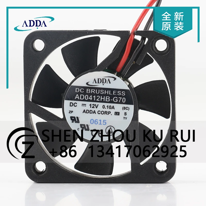 

4010 ADDA dual ball chassis 24V 48V DC12V 0.10A AC EC 40X40X10MM 4CM Frequency conversion Super silent AD0412HB-G70 cooling fan