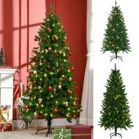 Homcom Artificial Christmas Tree Height 150 cm with 502 Branches 150 Led Lights