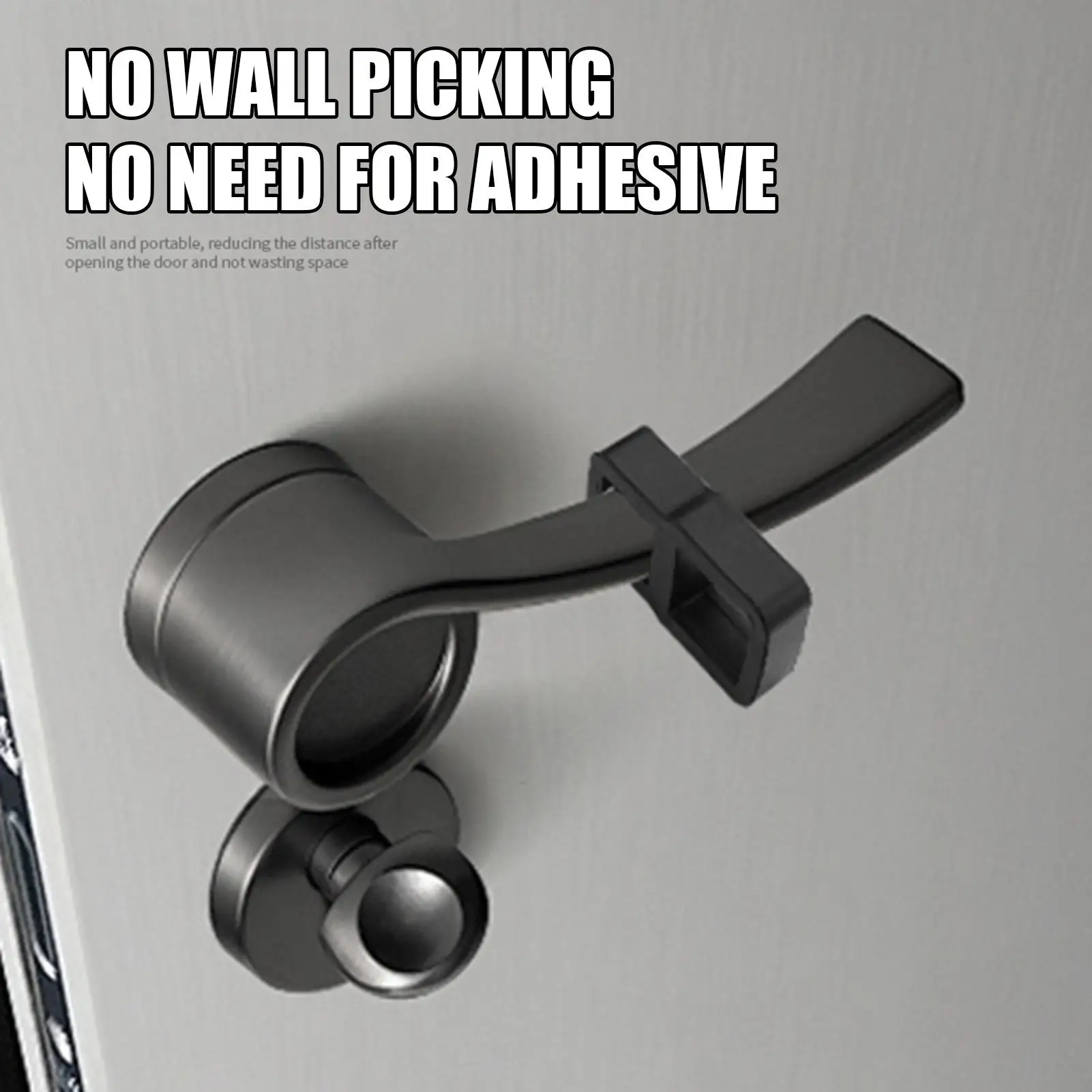 

Стопор для дверной ручки, мягкий силиконовый защитный стопор для дверной ручки, без сверления, дверной бампер, стопор, защита для мебели