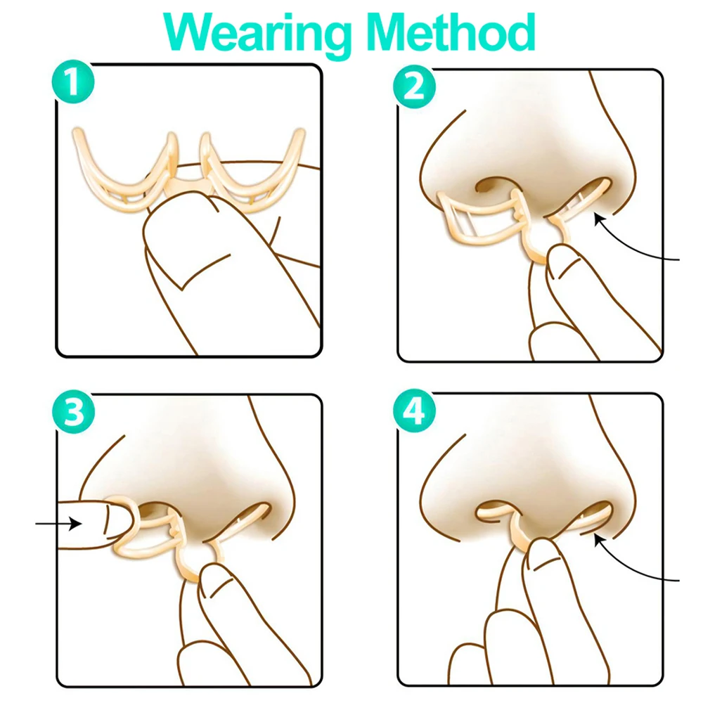 Nose Dilator Nasal Silicone Nose Clip Anti Snoring Easy Breath Preventing Snoring Help Breathe Snoring Devices Improve Sleeping image 5