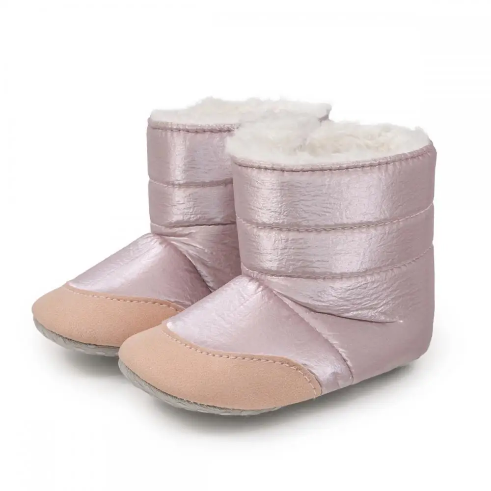 Botas de nieve para bebé recién nacido, zapatos gruesos, impermeables, antideslizantes, fondo cálido, suaves, para niños y niñas, 2023