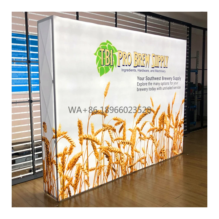 

Portable Aluminum Backlit Display Led Light Box for Trade Show