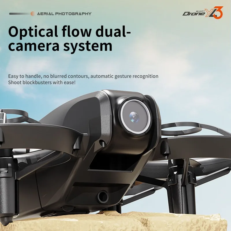 YL3 Mini 4K HD Dual Aerial Photography Drone Optical Flow Positioning Quadcopter Headless Mode Headcopter Aircraft