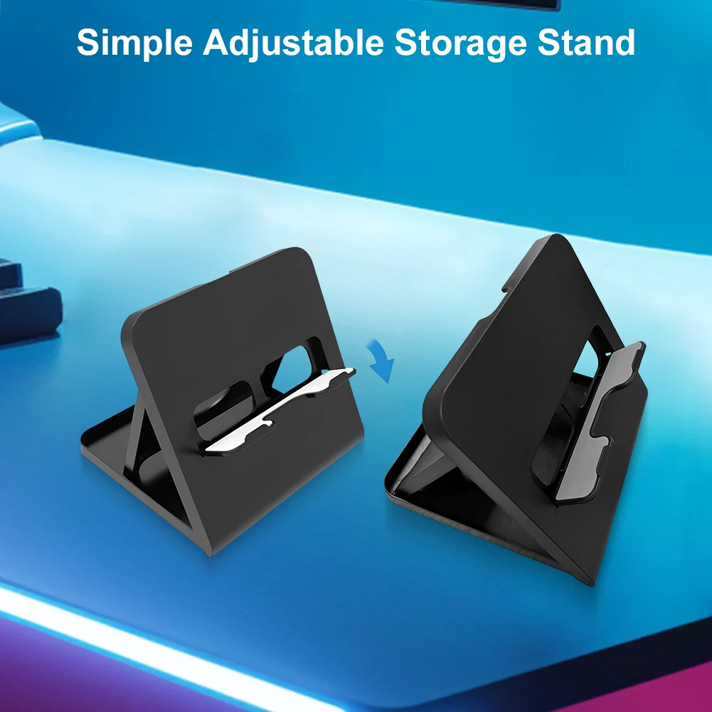 Switch 2用折りたたみ式スタンド、調整可能なデスクトップホルダー、ゲームコンソールスタンド（ニンテンドースイッチ/OLED対応）
