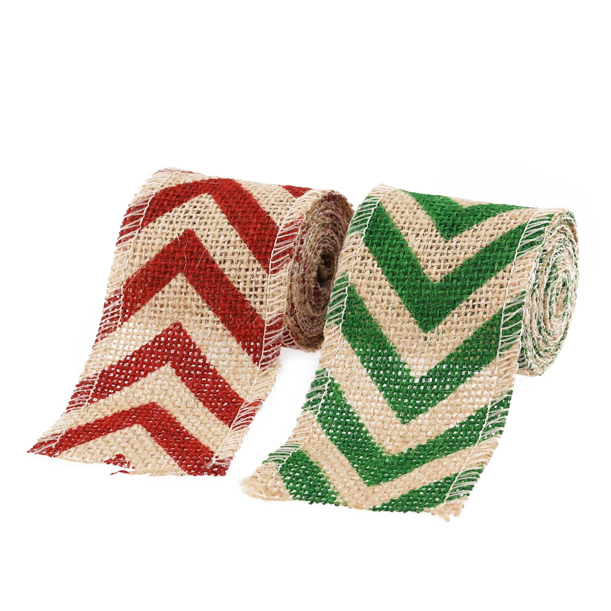 

2M Burlap 6cm Width DIY Craft Green Home Decoration Ribbon Brown Home Decor Christmas Wedding Party Supplies Elastic Band