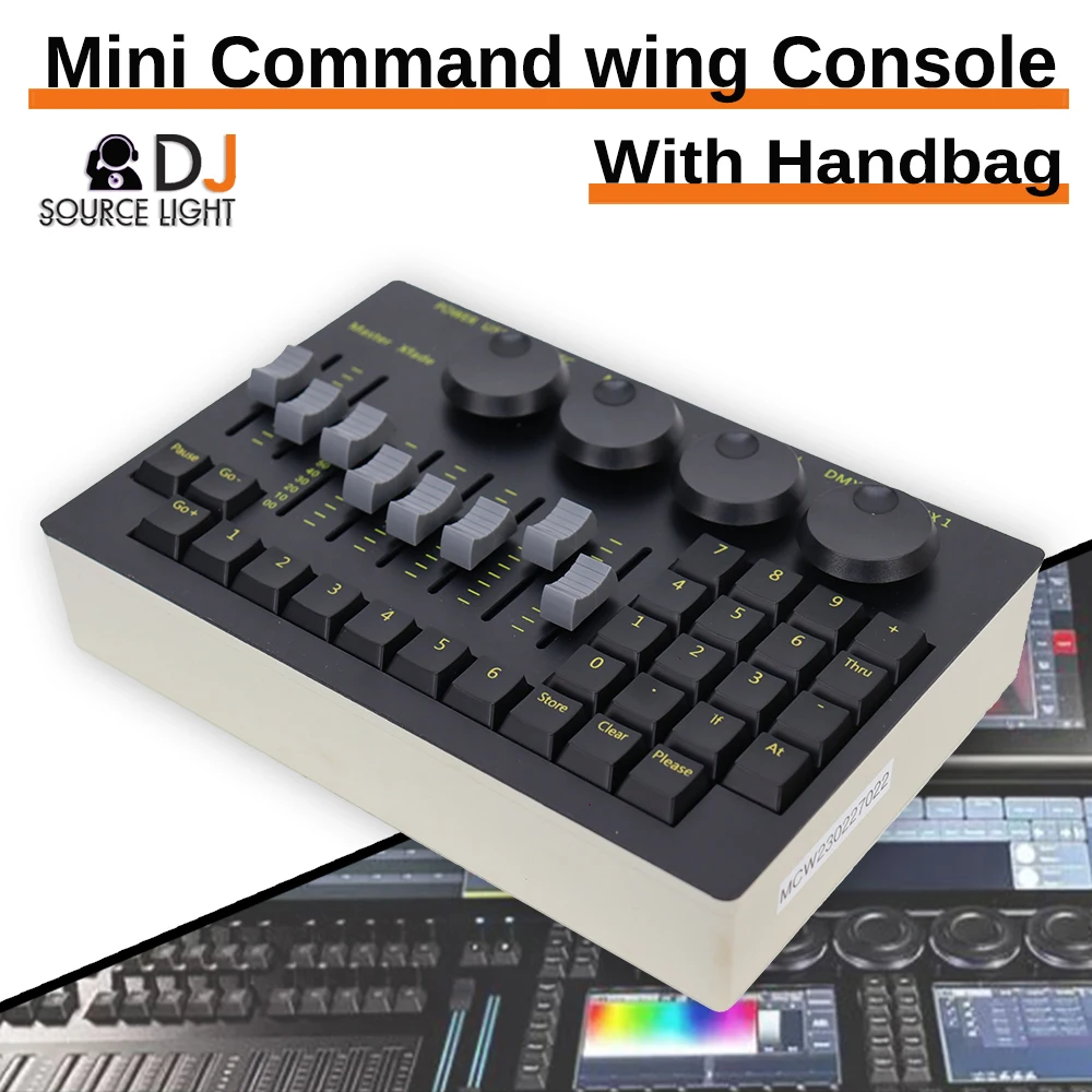 M2 Mini Command Wing Lighting Controller Version Software Stage Party DMX Console Dj Disco Wedding Lights USB Power with Bag