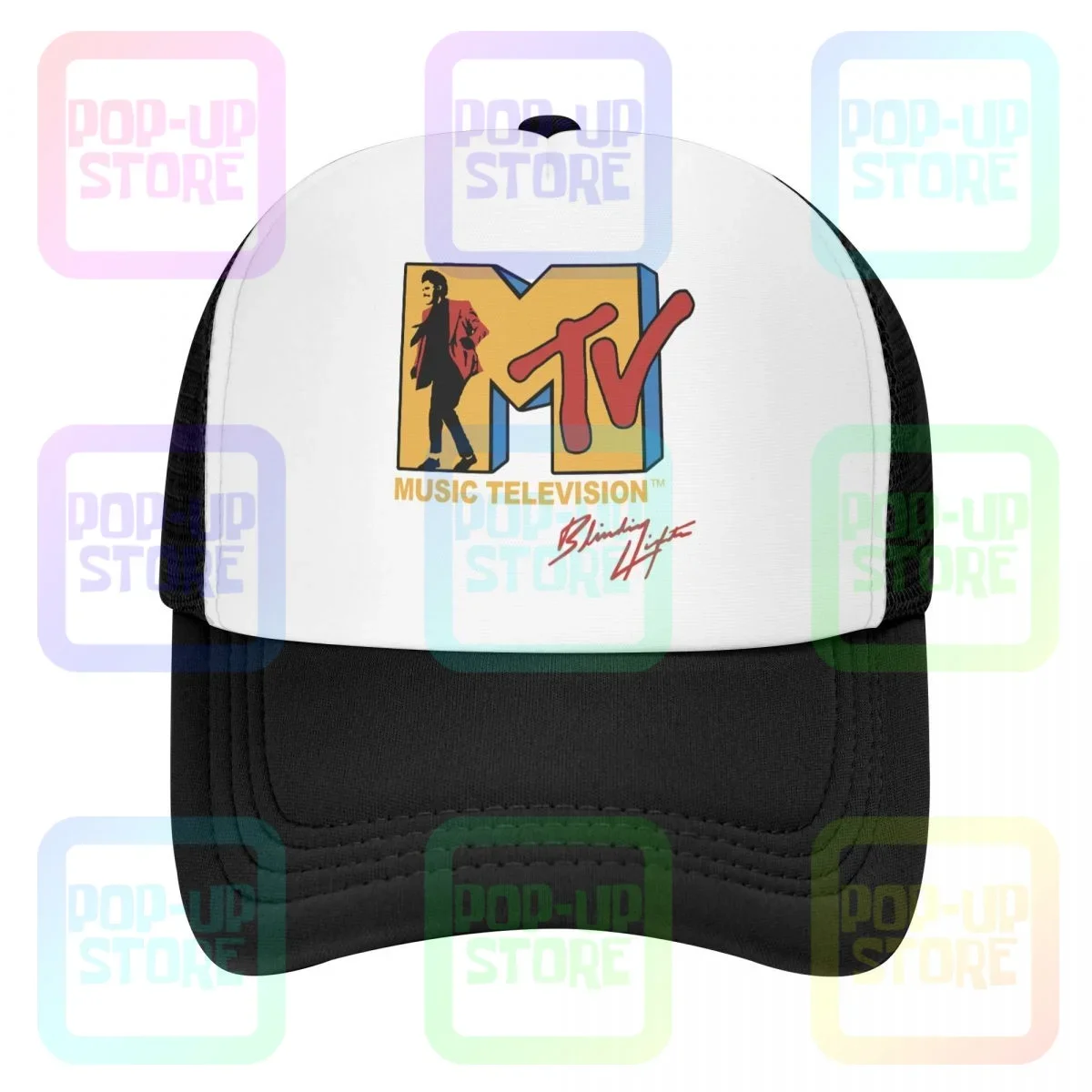 The Weeknd Mtv Collaboration Baseball Cap Trucker Hats Breathable Sunscreen Outdoor Streetwear Summer