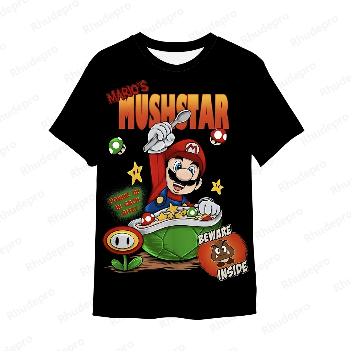 

Mario Brothers And Luigi T shirt Summer New 3D Printing Unisex Youth Fashion Comfortable T shirt Short Sleeve Children's Beach